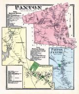 Paxton, Paxton Center, Jeffersonville, Eagleville, Holden Center, Worcester County 1870